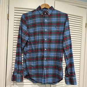 Vineyard vines plaid button down